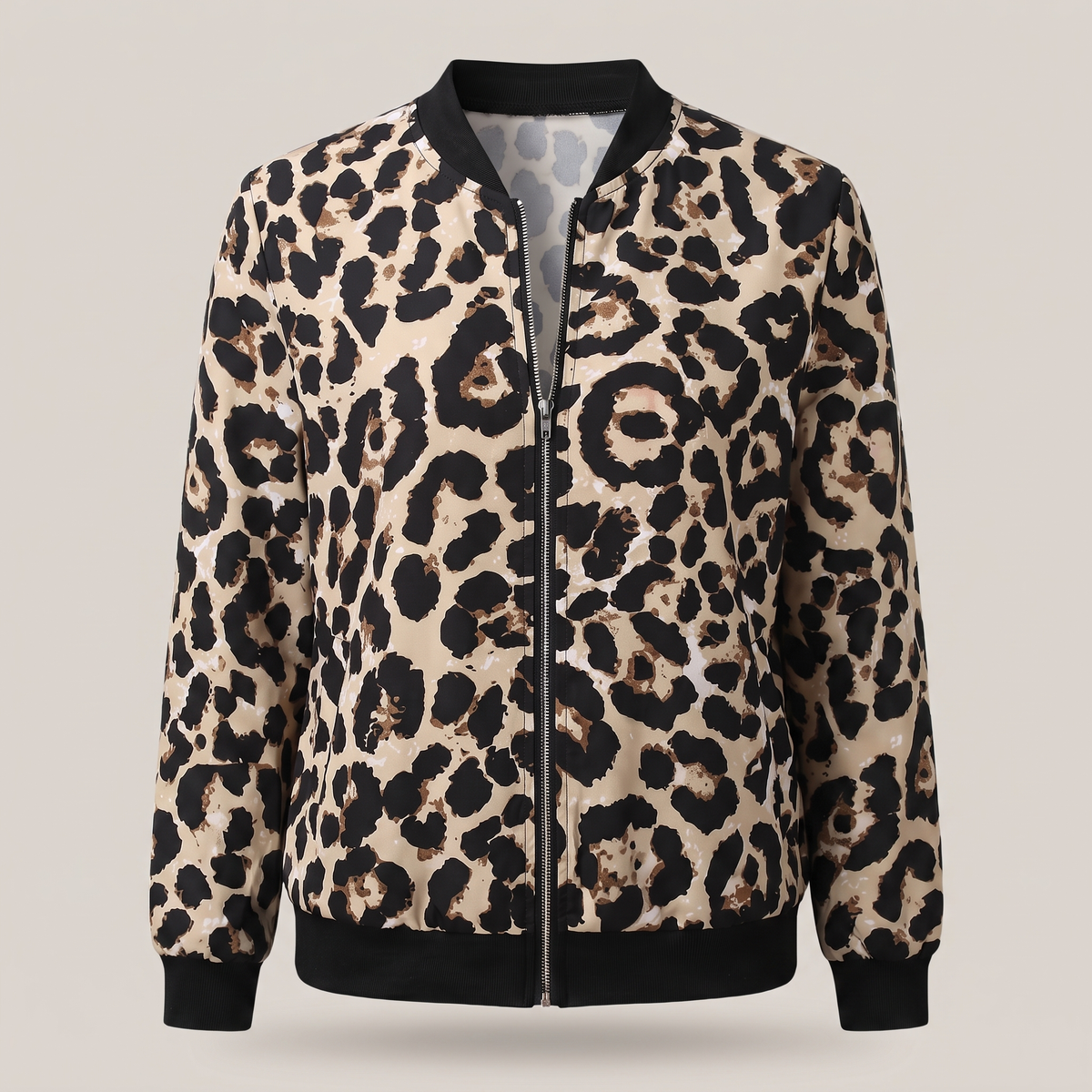 Unisex Jacket with Glitter Sleeve Detail