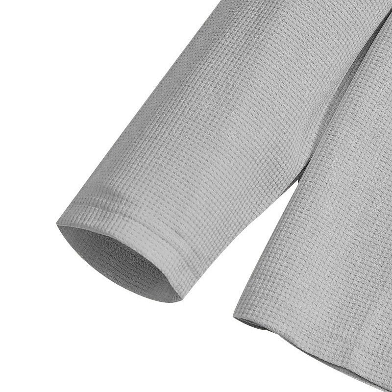 Men's Waffle-Knit Sweatshirt and Straight-Leg Pants Set