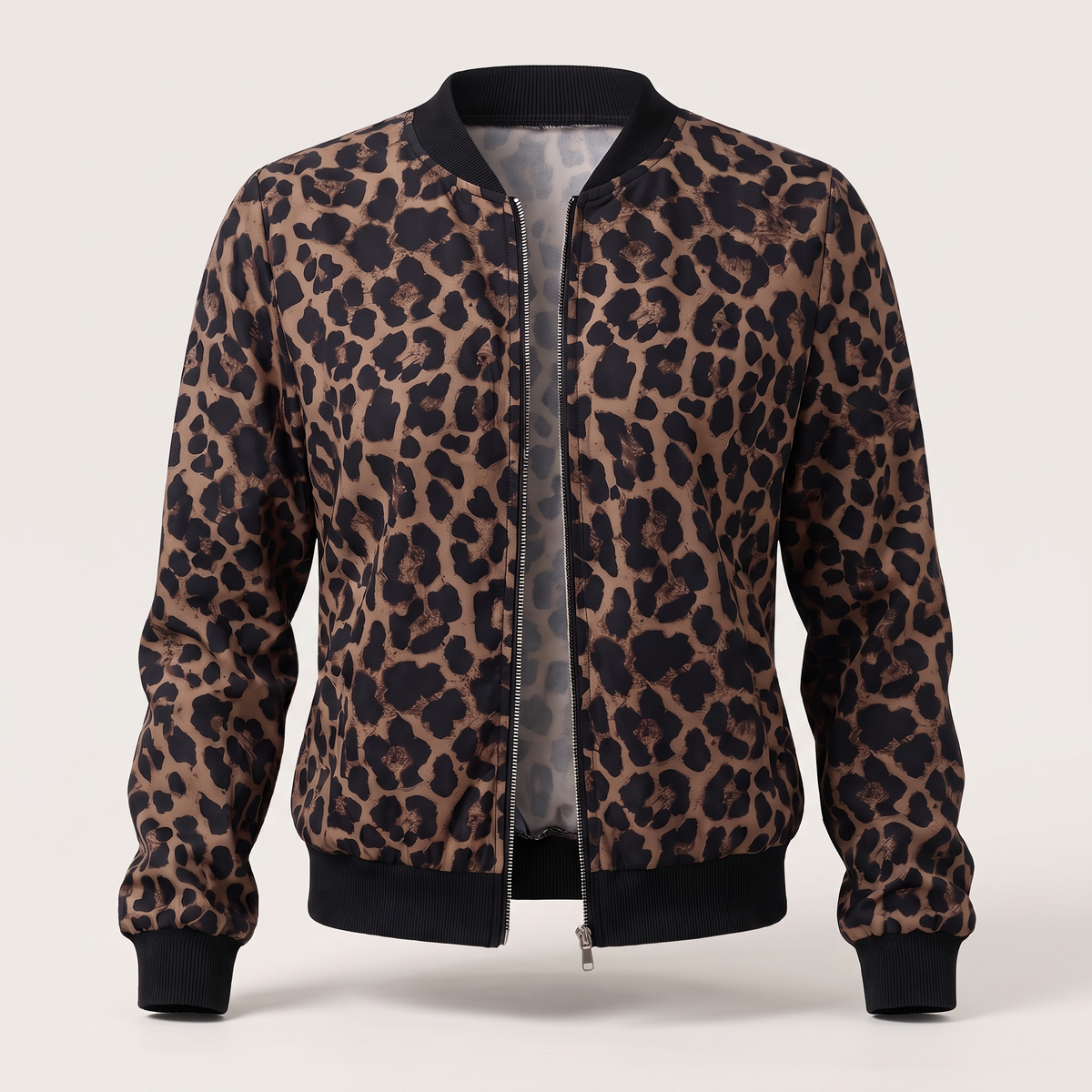 Unisex Jacket with Glitter Sleeve Detail