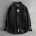 Unisex Corduroy Shirt with Workwear Style