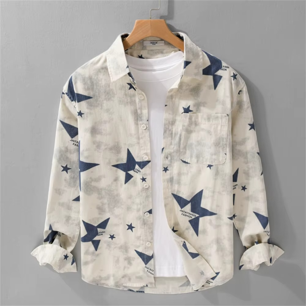 Unisex Cotton Shirt with Art Print