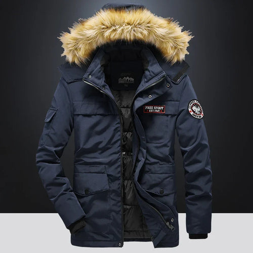 Unisex Arctic Parka with Faux-Fur Hood