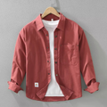 Unisex Workwear Shirt with Chest Pocket and Button Closure
