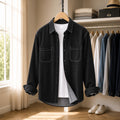 Unisex Denim Shirt with Twin Chest Pockets