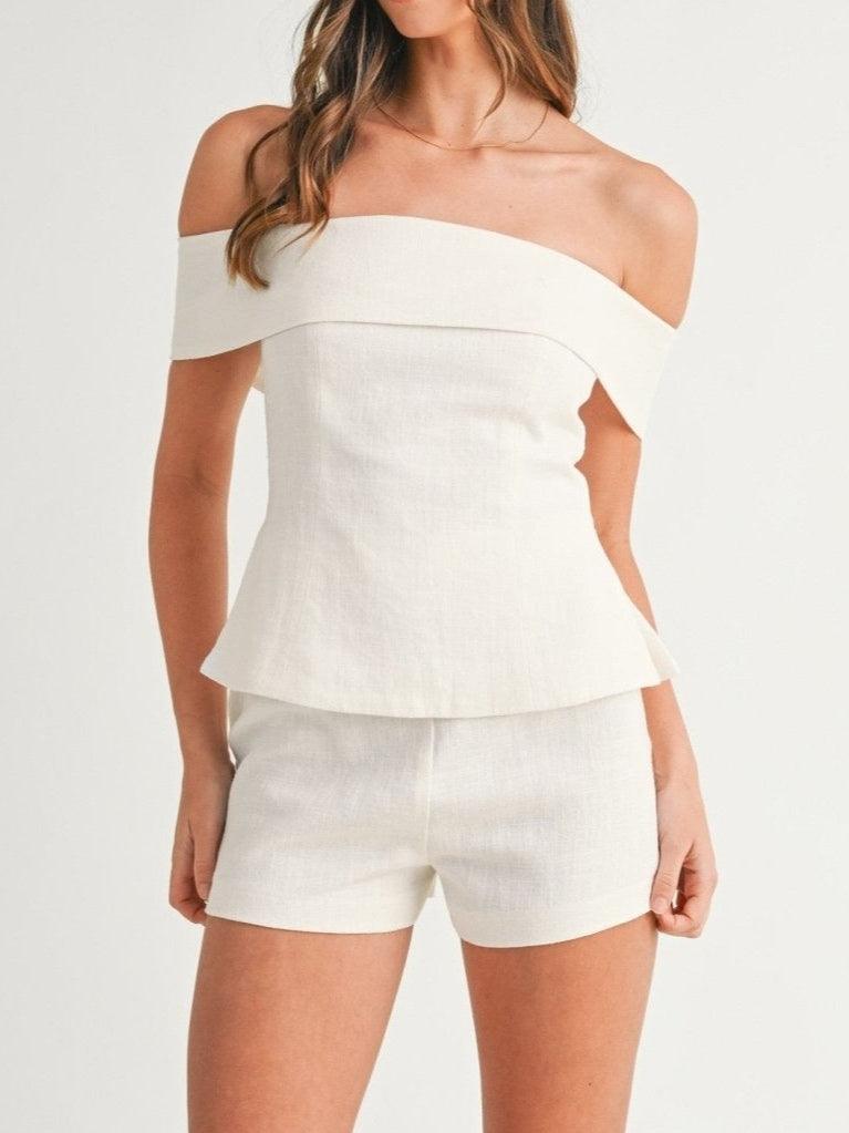 Women's Two-Piece Clothing Set with Cropped Top and Pants