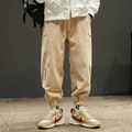Unisex Corduroy Jogger Pants with Elastic Waist