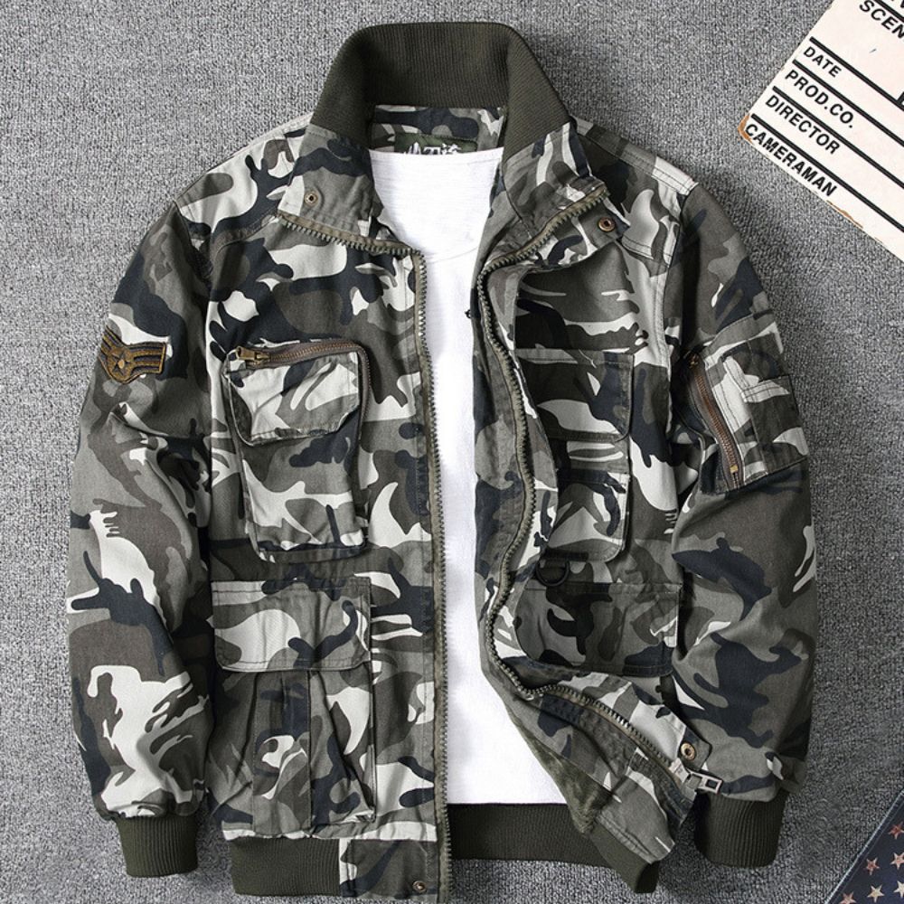 Unisex Fleece Jacket with Zip Front and Utility Pockets