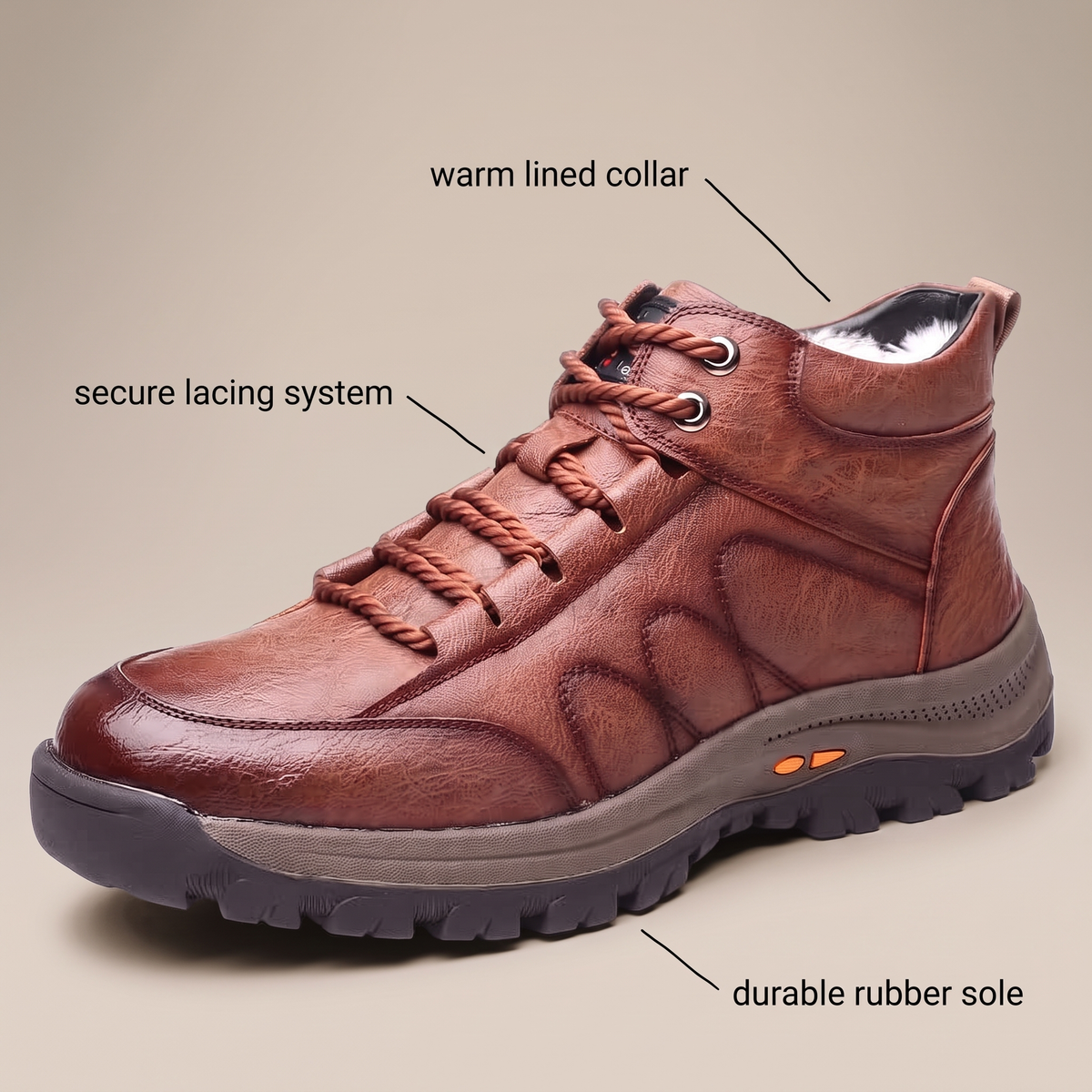 Unisex Winter Boots with Warm Lining and Water-Resistant Outer