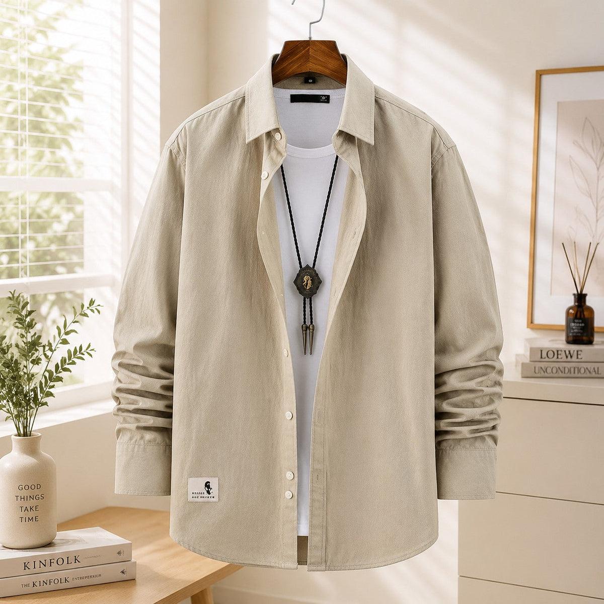 Unisex Oversized Shirt in 100% Cotton
