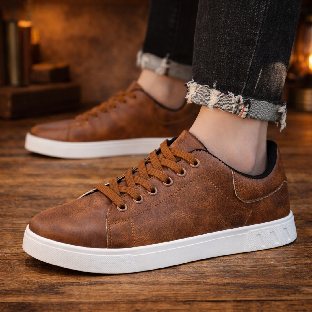 Men's Casual Sneakers with Cushioned Sole