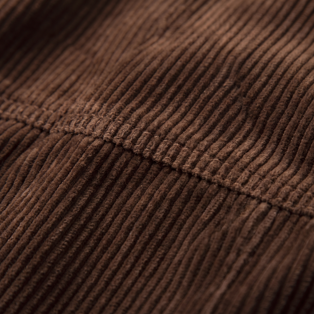 Unisex Jacket in Cotton Corduroy with Button Front