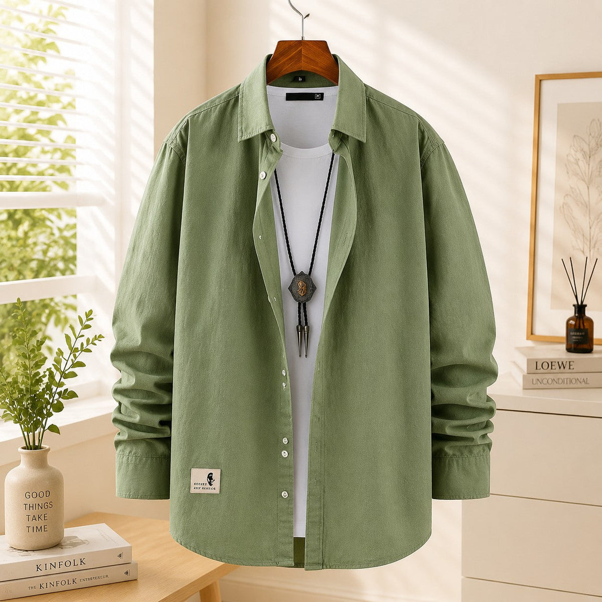 Unisex Oversized Shirt in 100% Cotton