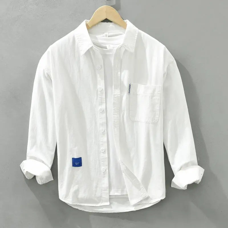 Unisex Long-Sleeve Shirt with Loose Fit