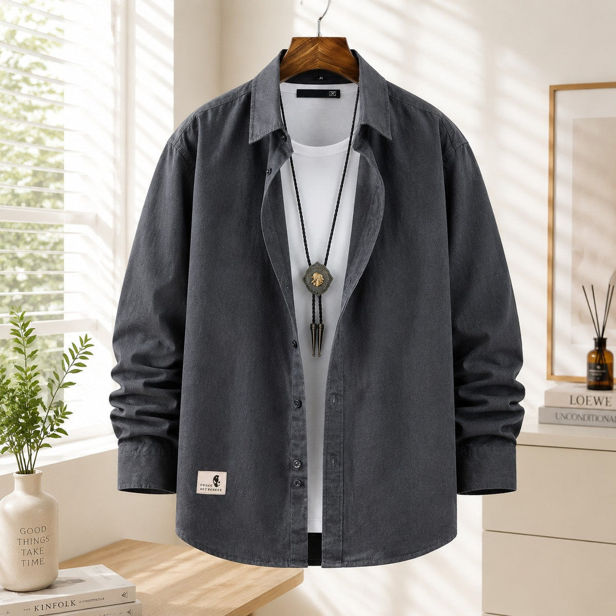 Unisex Oversized Shirt in 100% Cotton