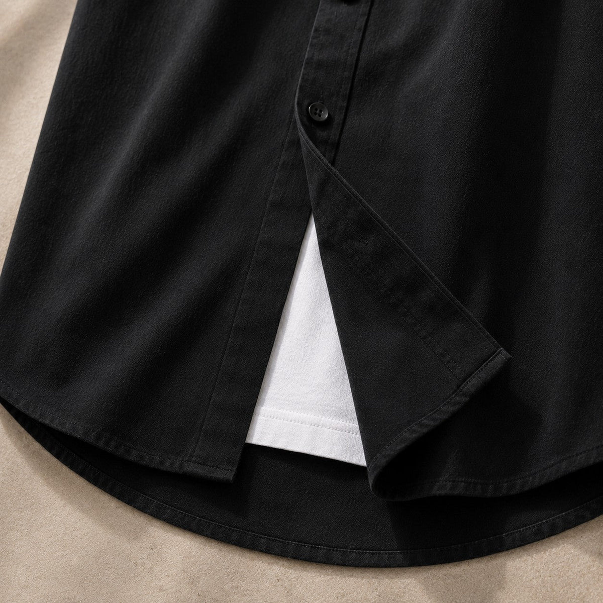 Unisex Overshirt Jacket with Aztec Patch Pocket