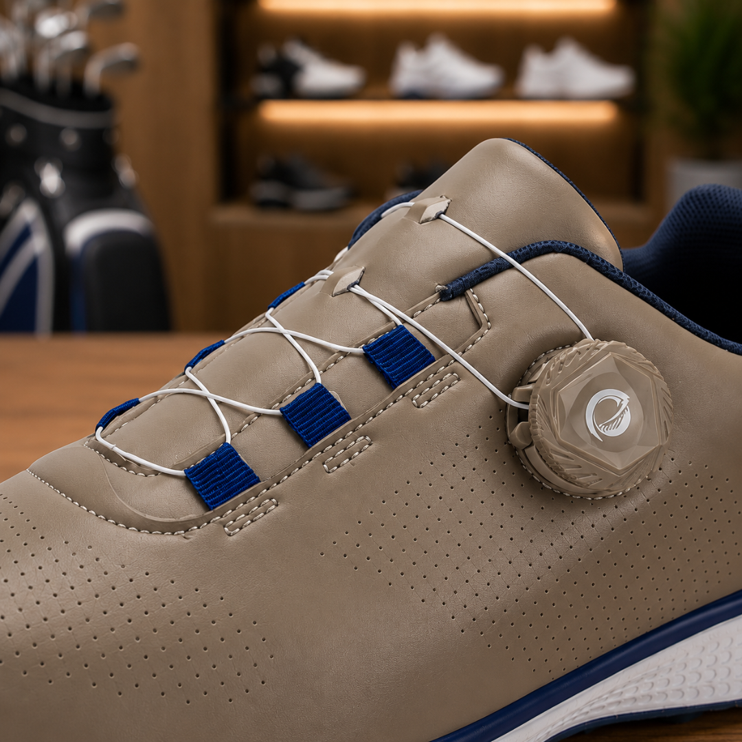 Men's Golf Shoes with Slip-Reducing Grip