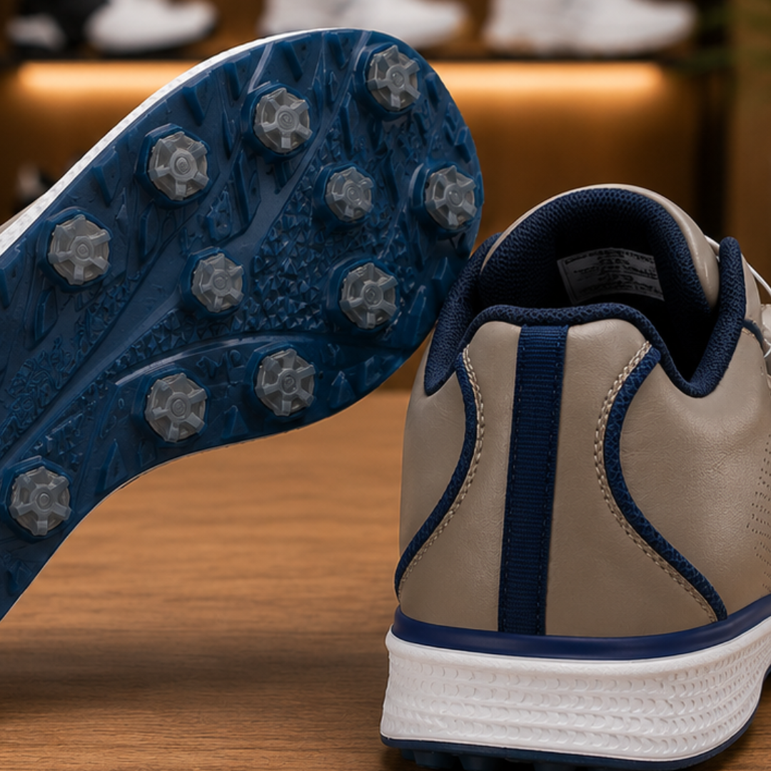 Men's Golf Shoes with Slip-Reducing Grip