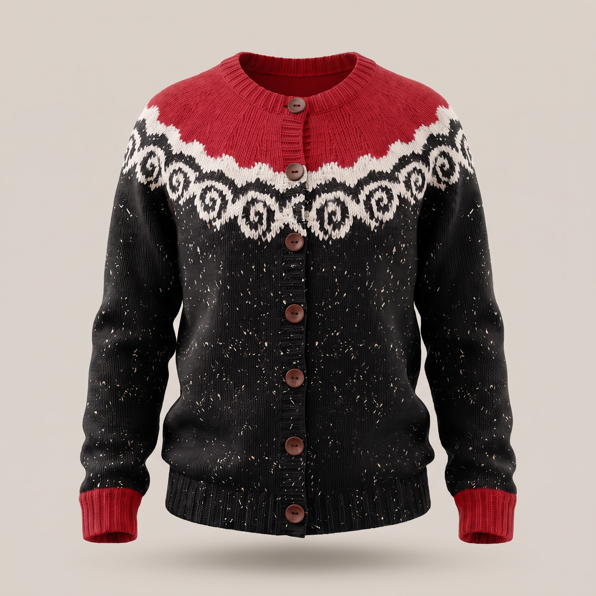Unisex Sweater with Soft Cotton-Knit Feel and Relaxed Fit