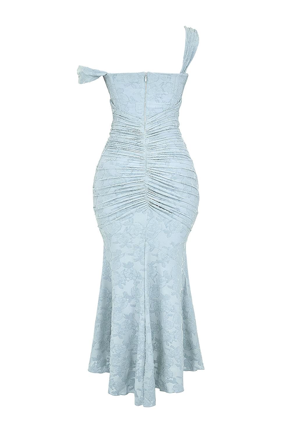Women's Maxi Dress with Romantic Floral Print