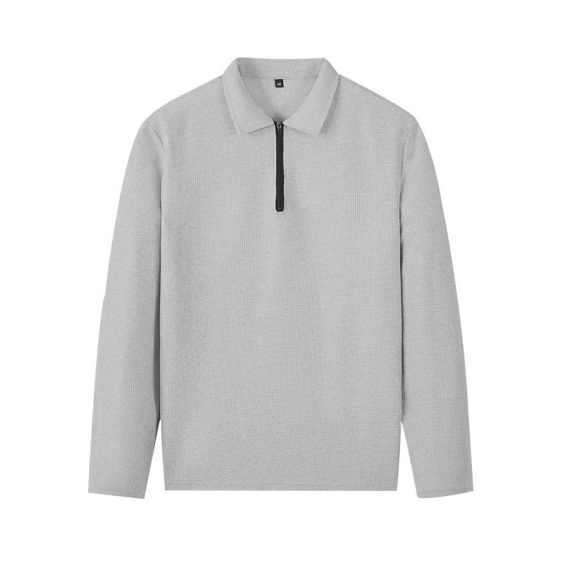 Men's Waffle-Knit Sweatshirt and Straight-Leg Pants Set