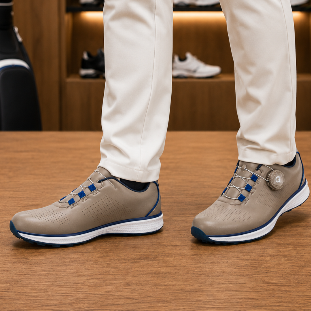 Men's Golf Shoes with Slip-Reducing Grip