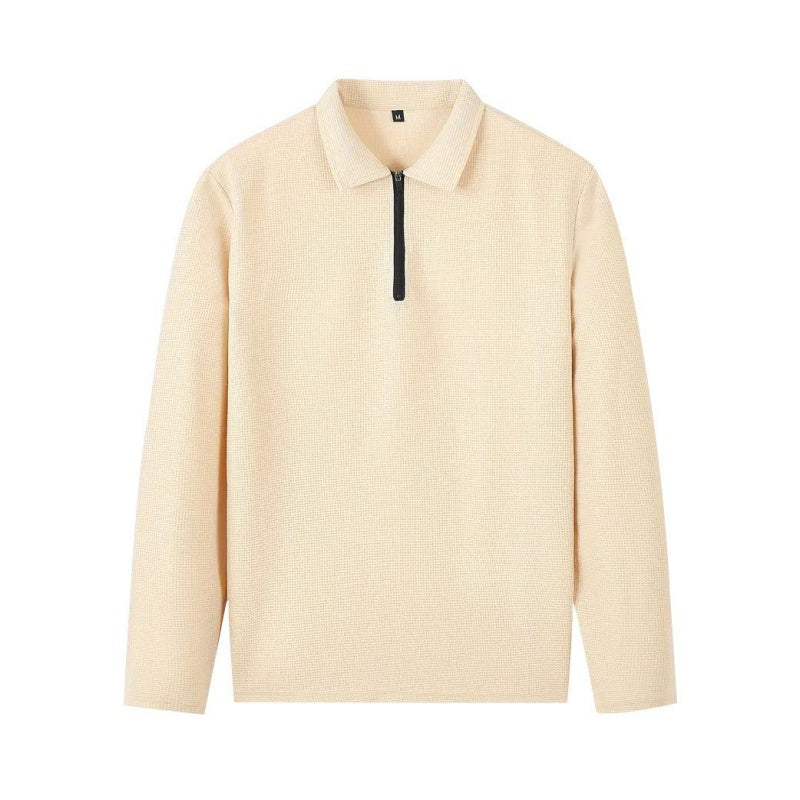 Men's Waffle-Knit Sweatshirt and Straight-Leg Pants Set